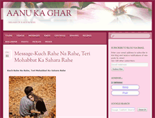 Tablet Screenshot of aanukaghar.com